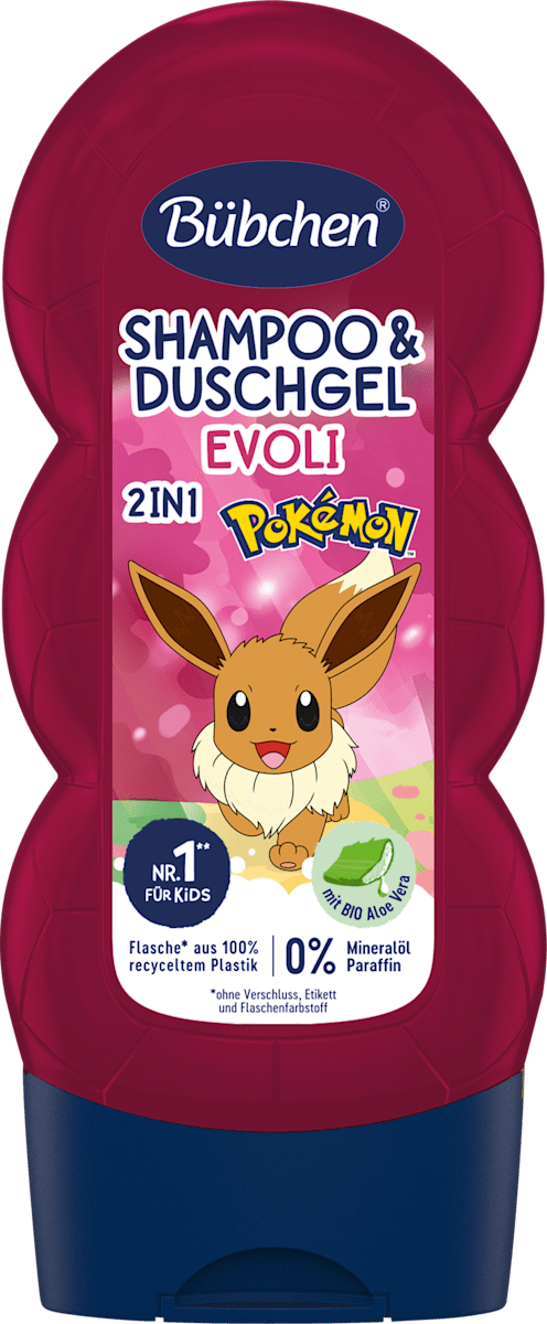 Bübchen Kinder Shampoo & Duschgel 2in1 Pokémon, 230 ml