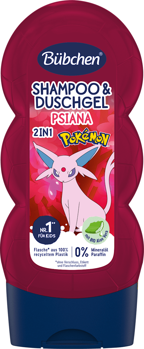 Bübchen Kinder Shampoo & Duschgel 2in1 Pokémon, 230 ml