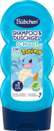 Kinder Shampoo & Duschgel  2in1 Schiggy Pokémon, 230 ml Bübchen