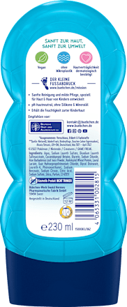 Kinder Shampoo & Duschgel  2in1 Schiggy Pokémon, 230 ml Bübchen