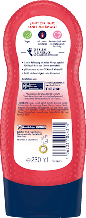 Kinder Shampoo & Duschgel 2in1 Spaghetti-Eis Monster, 230 ml Bübchen