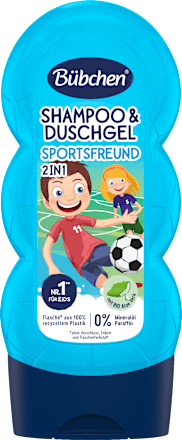 Kinder Shampoo & Duschgel 2in1 Sportsfreund, 230 ml