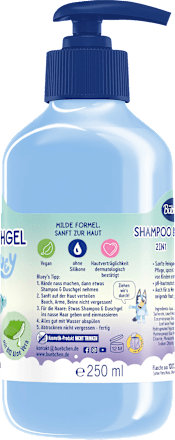 Kinder Shampoo & Duschgel  Bluey 2in1, 250 ml