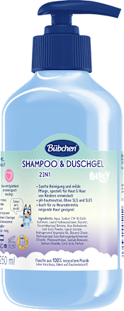 Kinder Shampoo & Duschgel  Bluey 2in1, 250 ml