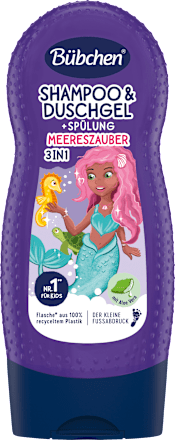 Kinder Shampoo & Duschgel & Spülung 3in1 Meereszauber, 230 ml Bübchen