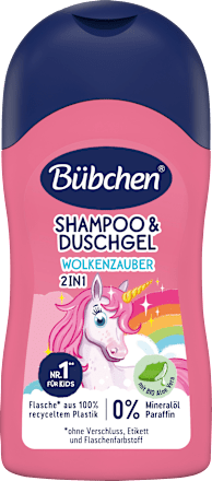 Kinder Shampoo & Duschgel Wolkenzauber, Reisegröße, 50 ml