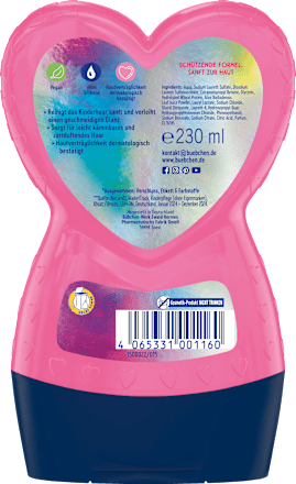 Kinder Shampoo & Spülung 2in1 Prinzessin Rosalea, 230 ml