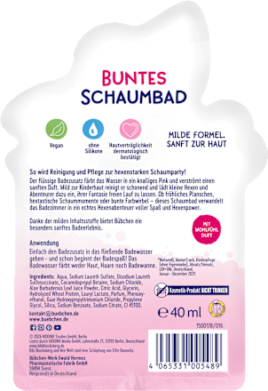 Schaumbad Eene Meene Mei Bibi Bloxberg, 40 ml