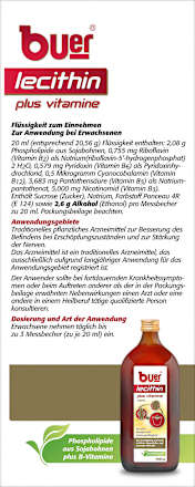 Lecithin Plus Vitamine Liquid, 0,75 l