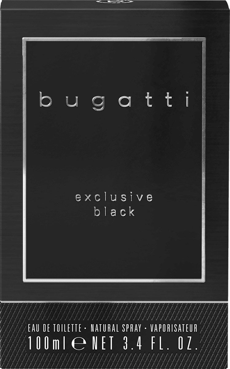 bugatti Exclusive Black for him Eau de Toilette, 100 ml