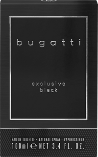 bugatti Exclusive Black for him Eau de Toilette, 100 ml