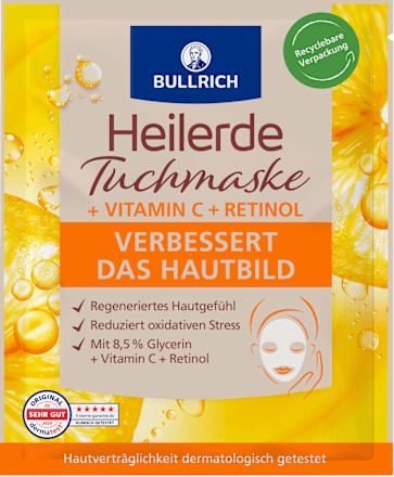 Tuchmaske Vitamin C + Retinol, 1 St