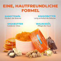 Bräunungsbeschleuniger Creme shine brown mit Beta Carotin, 210 ml