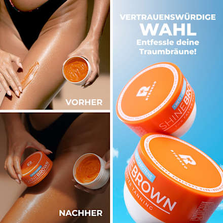Bruiningsversnellercrème Shine Brown met bètacaroteen, 200 ml