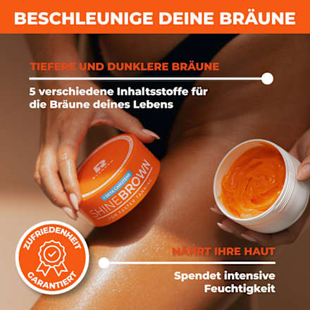 Bruiningsversnellercrème Shine Brown met bètacaroteen, 200 ml