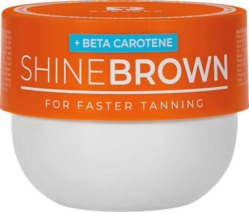 Bräunungsbeschleuniger Creme shine brown mit Beta Carotin, 210 ml