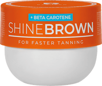 Bräunungsbeschleuniger Creme shine brown mit Beta Carotin, 210 ml