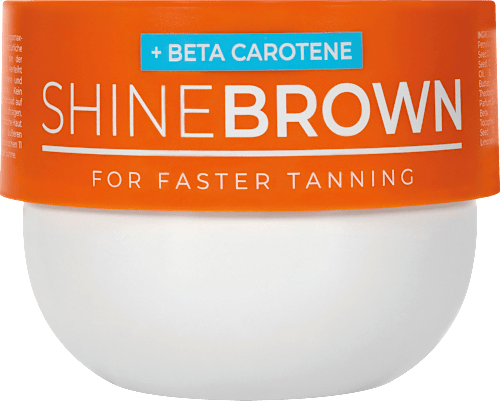 Bräunungsbeschleuniger Creme shine brown mit Beta Carotin, 210 ml