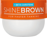 Bräunungsbeschleuniger Creme shine brown mit Beta Carotin, 210 ml