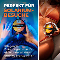 Bräunungsbeschleuniger Creme shine brown, Original, 200 ml