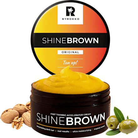 Bräunungsbeschleuniger Creme shine brown, Original, 200 ml