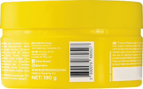 Bräunungsbeschleuniger Creme tropical shine brown, 190 g
