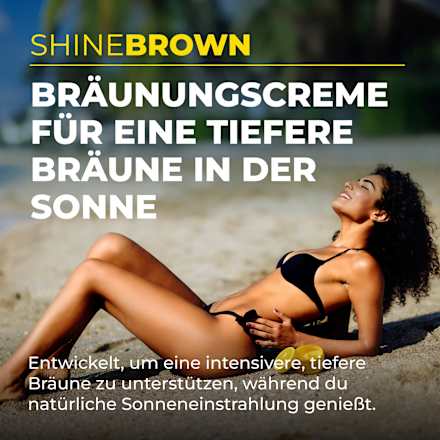 Bräunungsbeschleuniger Creme tropical shine brown, 190 g
