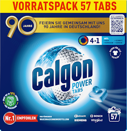 Waschmaschinenreiniger 4in1 Tabs, 57 Wl Calgon