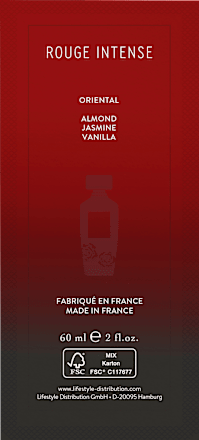 Rouge intense Eau de Parfum, 60 ml