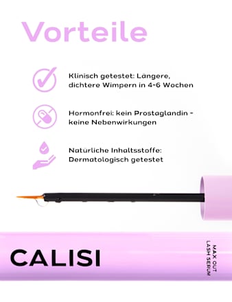 Wimpernserum Max Out Eyelash, 3 ml CALISI BEAUTY