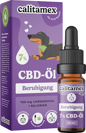 CBD Öl für den Hund, Beruhigung 7%, 10 ml