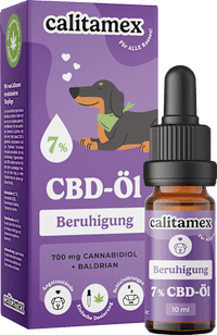 CBD Öl für den Hund, Beruhigung 7%, 10 ml