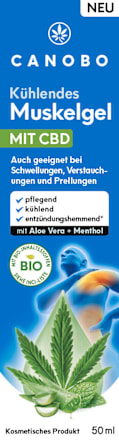 Kühlendes Muskelgel mit CBD, 50 ml