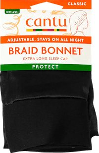 Slaapmuts satijn extra lang, 1 stuk