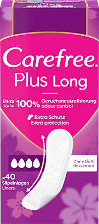Inlegkruisjes Plus Lang ongeparfumeerd, 40 stuks