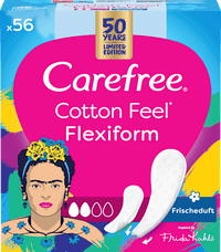 Slipeinlagen Cotton Feel Flexiform mit Frischeduft, 56 St