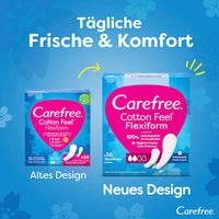 Slipeinlagen Cotton Feel Flexiform mit Frischeduft, 56 St