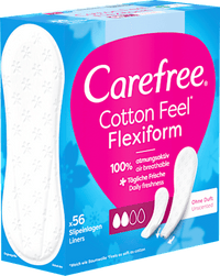 Slipeinlagen Cotton Feel Flexiform ohne Duft, 56 St