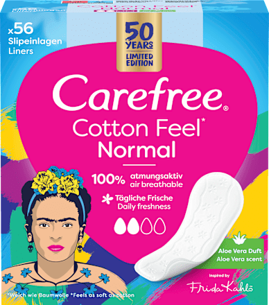 Slipeinlagen Cotton Feel Normal mit Aloe Vera Duft, 56 St