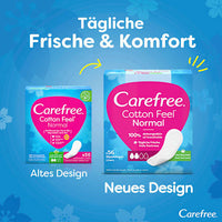 Cotton Feel Normal inlegkruisjes met aloë vera-geur, 56 stuks