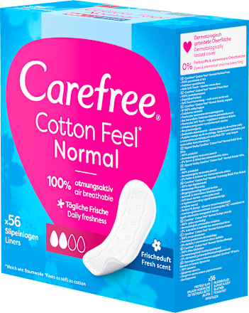 Slipeinlagen Cotton Feel Normal mit Frischeduft, 56 St
