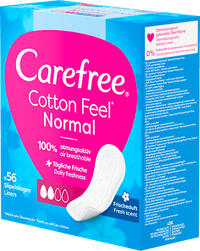 Slipeinlagen Cotton Feel Normal mit Frischeduft, 56 St