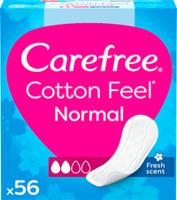 Slipeinlagen Cotton Feel Normal mit Frischeduft, 56 St