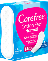 Slipeinlagen Cotton Feel Normal mit Frischeduft, 56 St