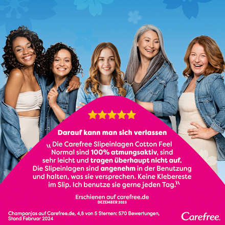 Cotton Feel Normal inlegkruisjes met frisse geur, 56 stuks