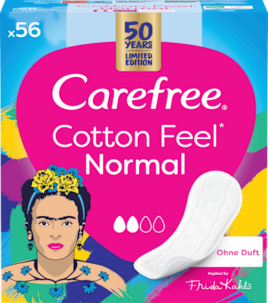 Slipeinlagen Cotton Feel Normal ohne Duft, 56 St