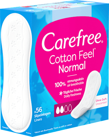 Cotton Feel Normal ongeparfumeerde inlegkruisjes, 56 stuks