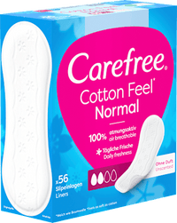 Cotton Feel Normal ongeparfumeerde inlegkruisjes, 56 stuks