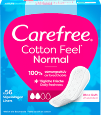 Cotton Feel Normal ongeparfumeerde inlegkruisjes, 56 stuks