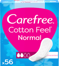 Cotton Feel Normal ongeparfumeerde inlegkruisjes, 56 stuks